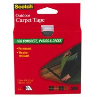 Scotch CT3010DC Carpet Tape, 40 ft L, 1.4 in W