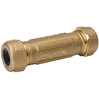 BRASS UNION DRESSING 1/2" LONG
