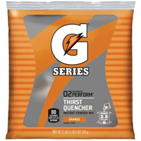 Gatorade Thirst Quencher Instant Powder Sports Drink Mix, Powder, Orange Flavor, 21 oz Pack