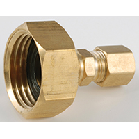 ADAPTER BRASS 3/4FHOSEX1/4COMP