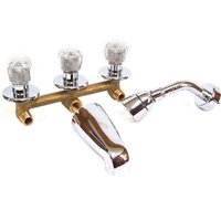 TUB/SHOWER FAUCET TRPL HDL