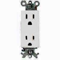 WHITE DECORA RECEPTACLE