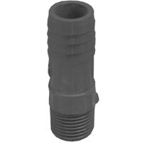 Boshart UPPIA-0507 Pipe Adapter, 1/2 in MPT, 3/4 in Insert, Gray