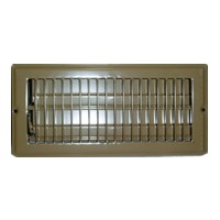 BROWN FLOOR REGISTER 4X10IN