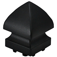 DPC-P-BL RAILING PT CAP PY BLK