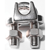 CABLE CLAMP WIRE SS 1/16