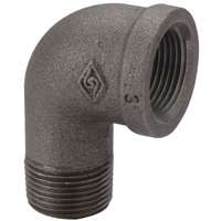 ELBOW 90 DEG BLACK STREET1-1/4