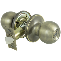 KNOB PRIVACY T3 ANTIQUE BRASS