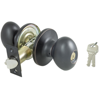 KNOB ENTRY TYL TUBULAR BRONZE