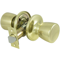 ProSource TS730V-PS Door Knob, Knob Handle, Metal, Polished Brass, 2-3/8 to