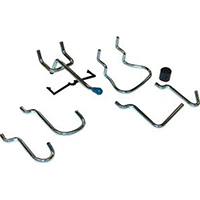 SILVER PEG HOOK KIT 32 PIECE