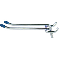 2pk 4" HD Double Pegboard Hook