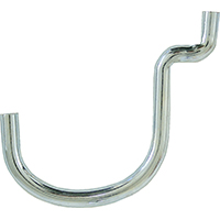 CURVED PEG HOOK 1-1/2IN