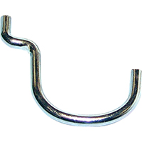 CURVED PEG HOOK 1IN