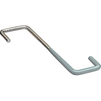 CRAWFORD RH26 Rafter Hook, 20 lb, Self-Tap Mounting, Steel, Gray, Zinc