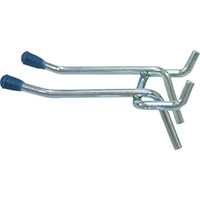 2pk 4" Double Pegboard Hook