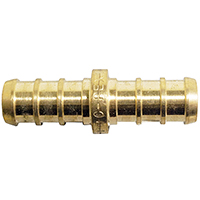 COUPLER PEX 3/8INCH BRASS