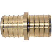 COUPLER PEX 1INCH BRASS