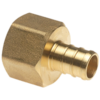 ADAPTER PEX 1/2IN BRASS FEMALE