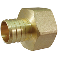 ADAPTER PEX 1INCH BRASS FEMALE