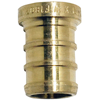 PLUG PEX TEST 1/2 INCH BRASS