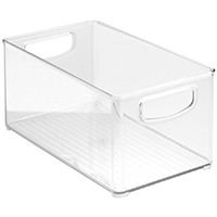 KITCHEN BIN 10 X 6 X 5IN CLEAR