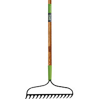 RAKE BOW STEEL 16TINE ASH HNDL