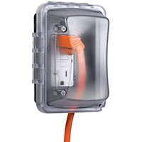 MM410C COVER 1G WEATHRPROOF CL