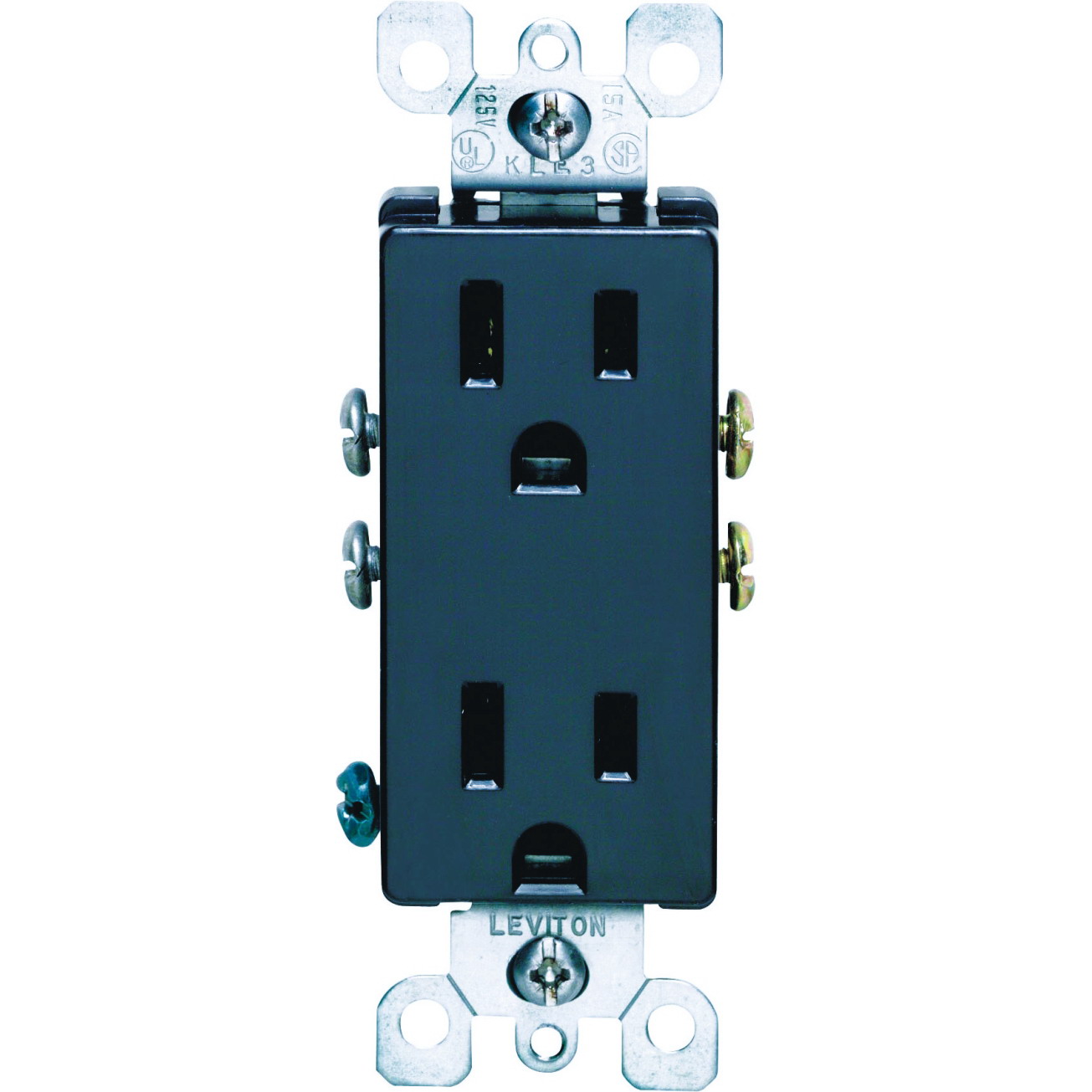 RECEPTACLE DEC 15A BLK