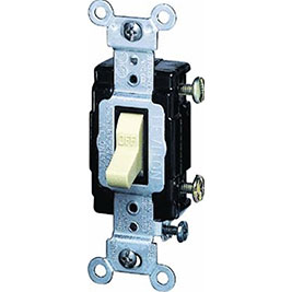 SWITCH TOG 15A 277V IVORY