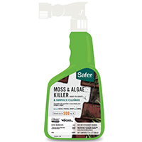 Safer 5324-6A Moss and Algae Killer and Surface Cleaner, Liquid, Spray