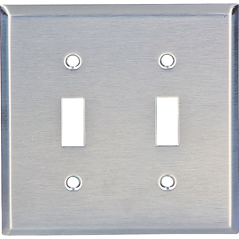 EAT-93072-BOX1 WALLPLATE 2G SS