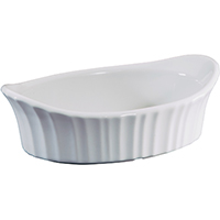 DISH APPETIZER  FR WHT 18.6OZ