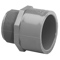 PVC - 1-1/2 MALE ADAPTER SCH80