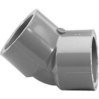 ELLSCH80 PVC 45DEG -1/2 SLP