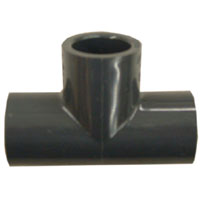 TEE SCH80 PVC 3/4 SLP