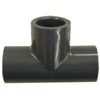 TEE SCH80 PVC  2 IN SLP