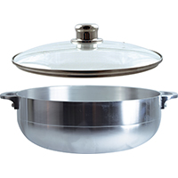 POT ALUM SHINNY 4.75QT W/LID