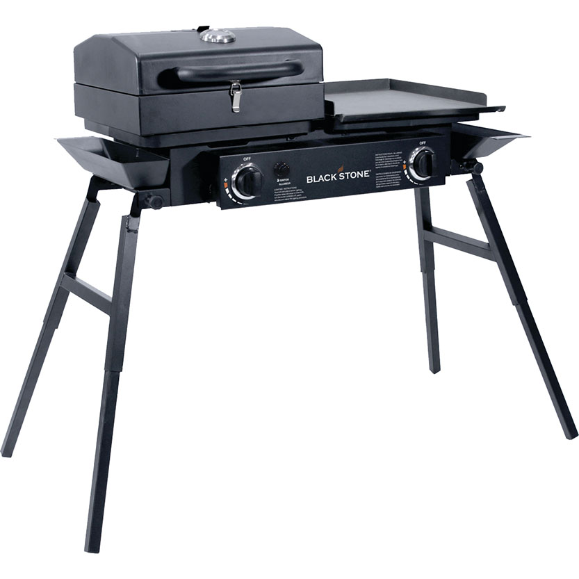 GRILL/GRIDDLE GAS COMBO 2-BURN