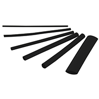 TUBE HEAT SHRINK 160PC 3IN BLK