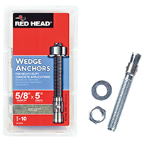 ANCHOR WEDGE 5/8IN X 5IN 10PK