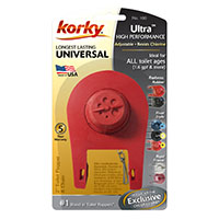 Korky 100BP Toilet Flapper, Rubber, Red