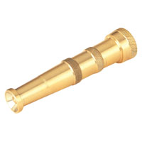 NOZZLE HD ADJUSTABLE BRASS 5IN