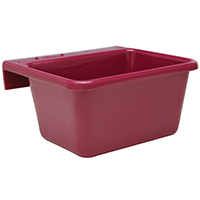 Hook Over Bucket 5Qt Red