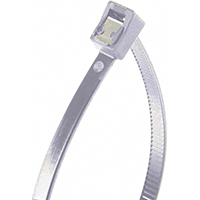 GB 45-308SC Cable Tie, Double-Lock Locking, 6/6 Nylon, Natural