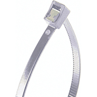 GB 45-314SC Cable Tie, Double-Lock Locking, 6/6 Nylon, Natural