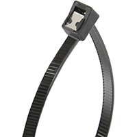 GB 45-308UVBSC Double Lock, Self-Cutting Cable Tie, 6/6 Nylon, Black