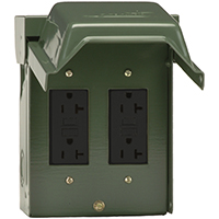 POWER OUTLET BACKYD 2-GFI REC