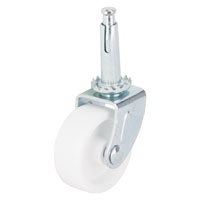 CASTER STEM 1-5/8IN ZINC/WHT