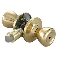 BRASS PRIVACY LOCKSET